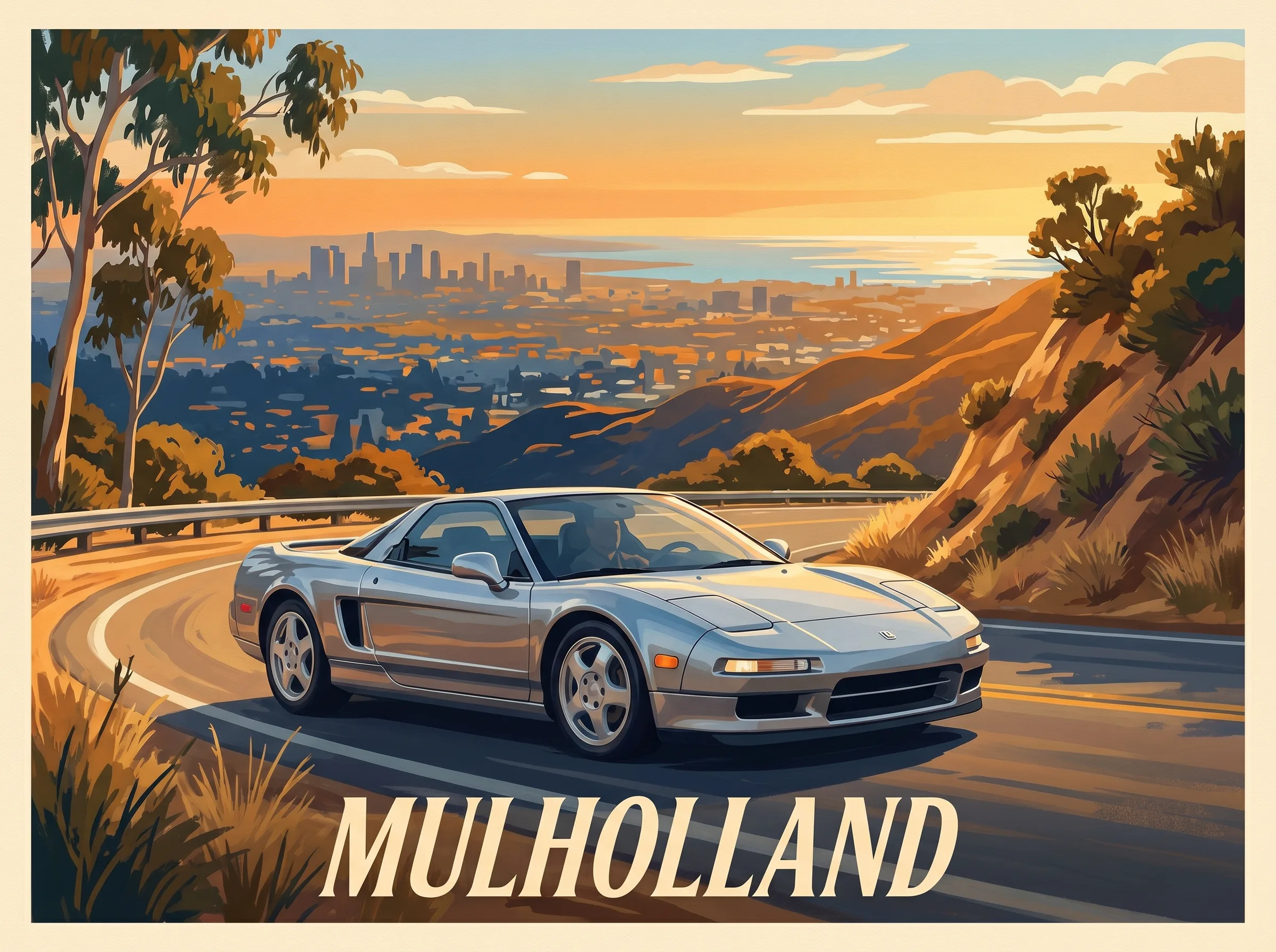 Honda NSX NA1 · Mulholland