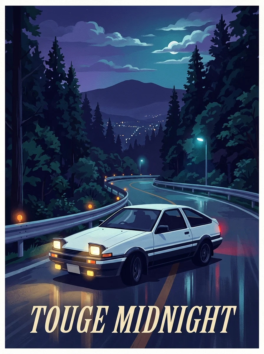 Toyota AE86 — Touge Midnight